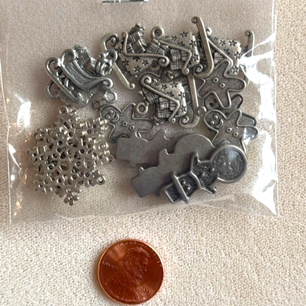 Silver Metal Charms Set - Picture 3 of 4